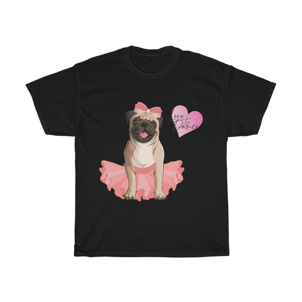 Dancing Pug Unisex Tee