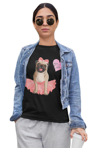 Dancing Pug Unisex Tee