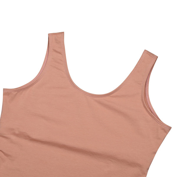 Women Ballet Leotard Stretchy with Built-in Bra